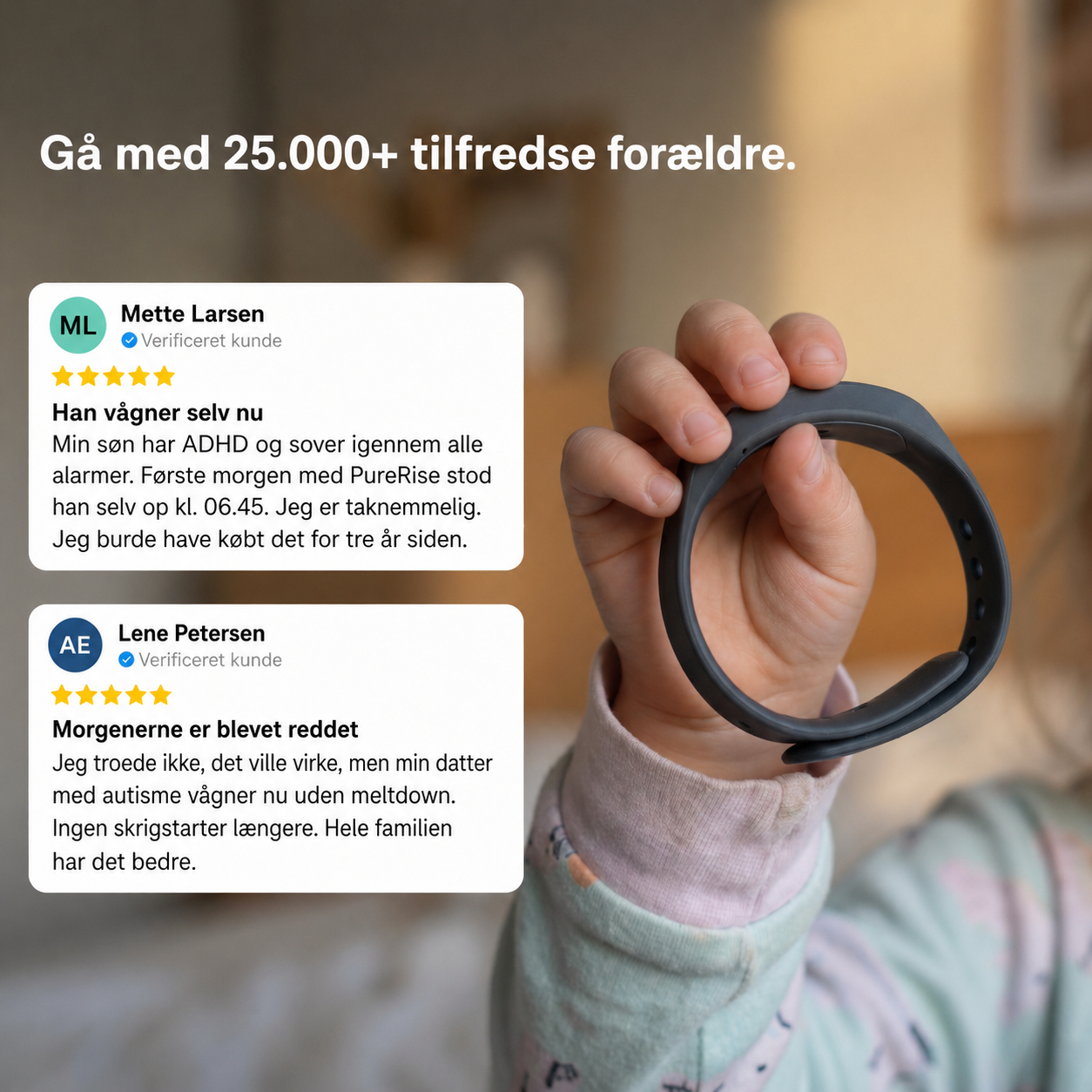 PureRise Vibrerende Vekkeband