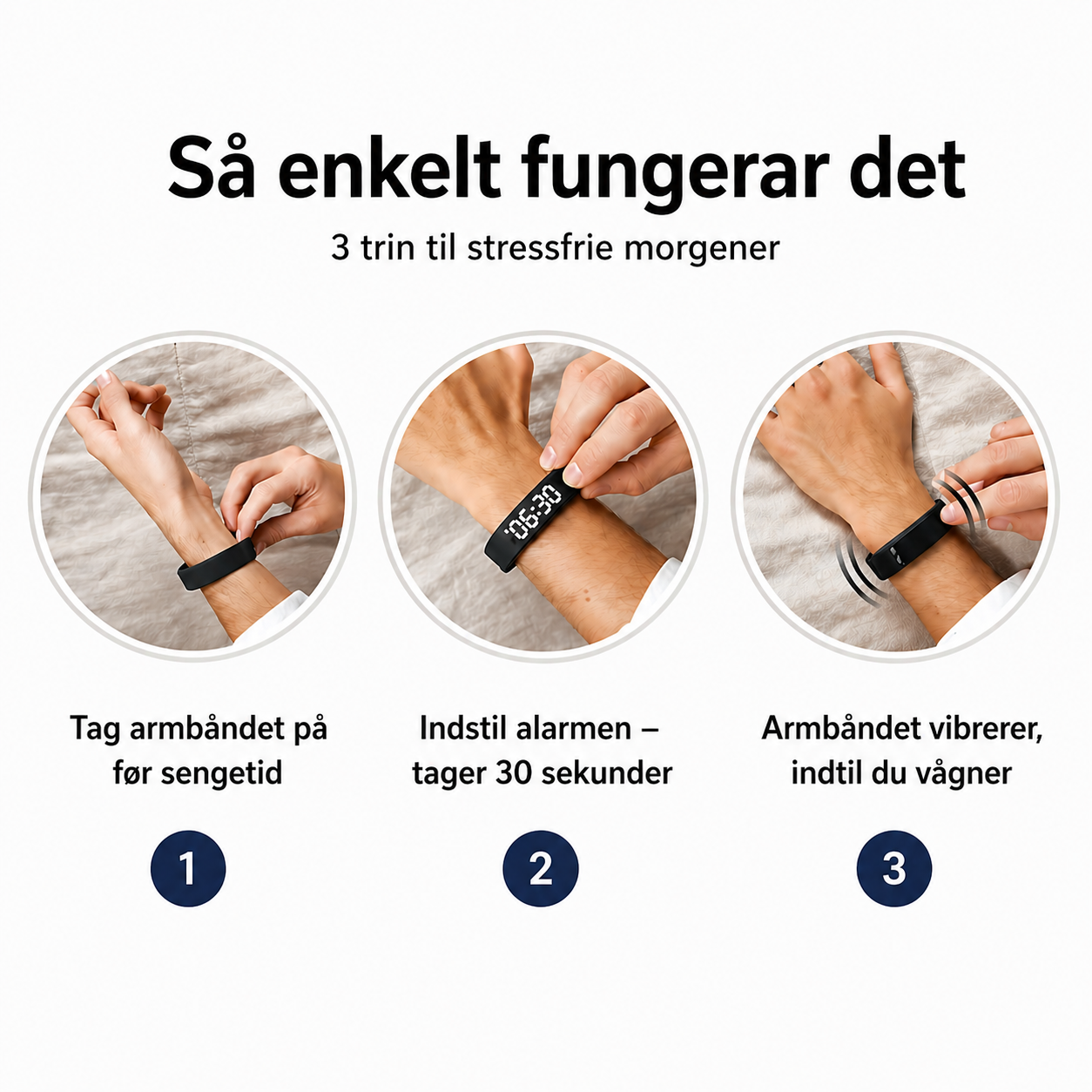 PureRise Vibrerende Vekkeband